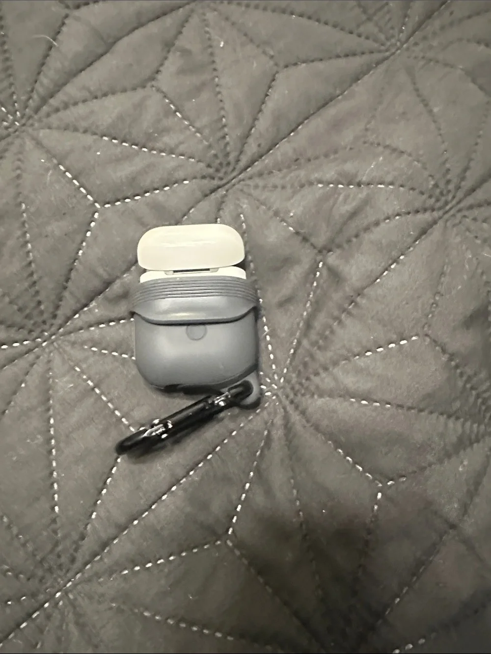 Black & Gray Protective Case for True Wireless Earbuds AirPods